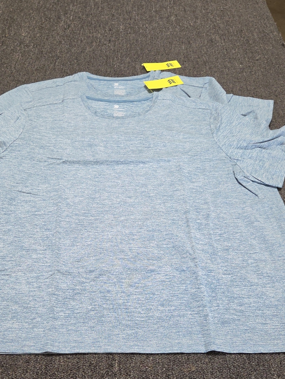 (#4C) 2 All in motion Light Heather Blue Short Sleeve Crew Tees